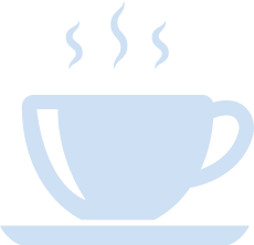 Decorative coffee cup